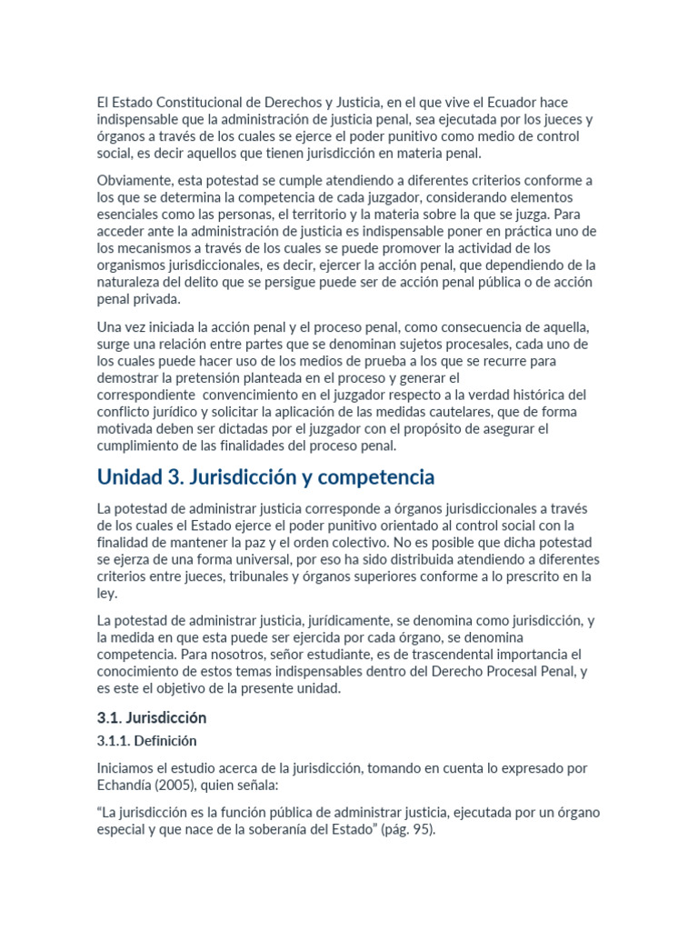 El Estado Constitucional de Derechos y Justicia | PDF | Jurisdicción ...