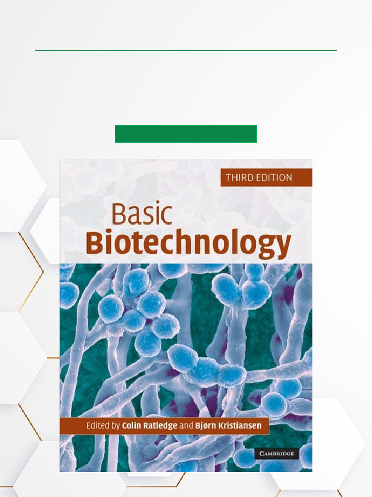 Basic Biotechnology: 3rd Edition PDF Download | PDF | Biotechnology ...