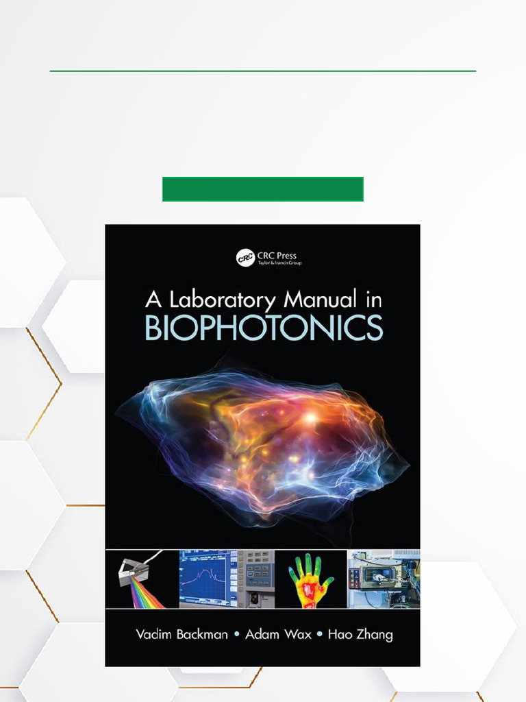 A Laboratory Manual in Biophotonics - 1st Edition Verified Download ...