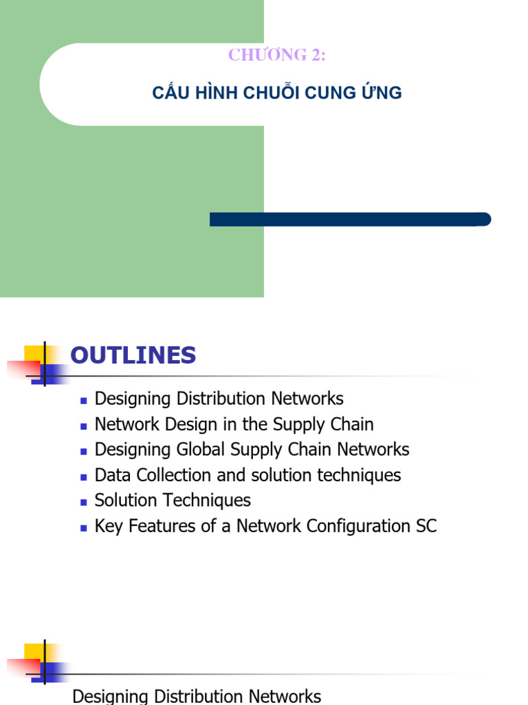 Thiết Kế Mạng Phân Phối Trong Excel | PDF | Inventory | Supply Chain