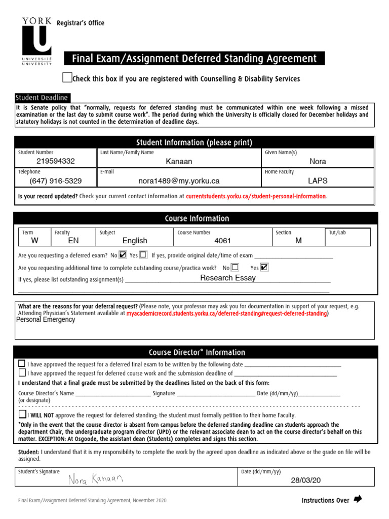 4061 Deferred Standing Agreement | PDF | Justice | Crime & Violence