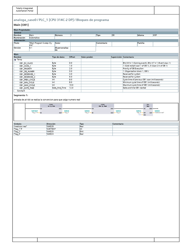 Programa Principal de Automatización PLC | PDF | Informática ...