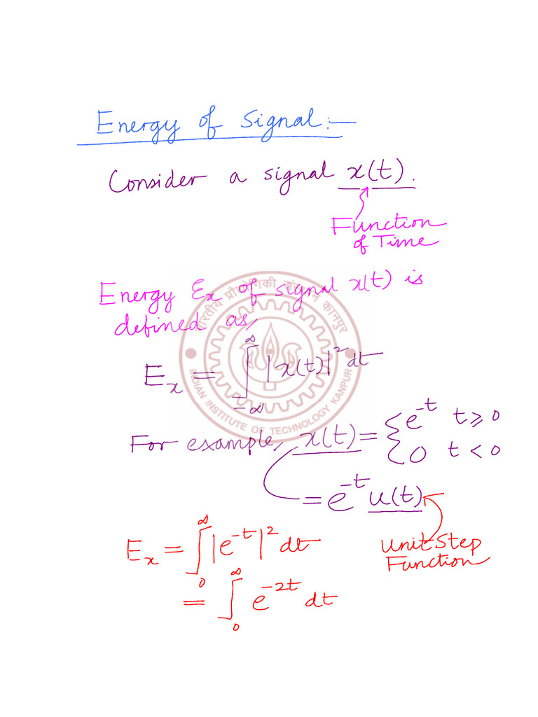 Lec Notes Signals ND Analysis | PDF