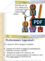 Comparitive Study of Performance Appraisal of Public and Private Sector Companies in India