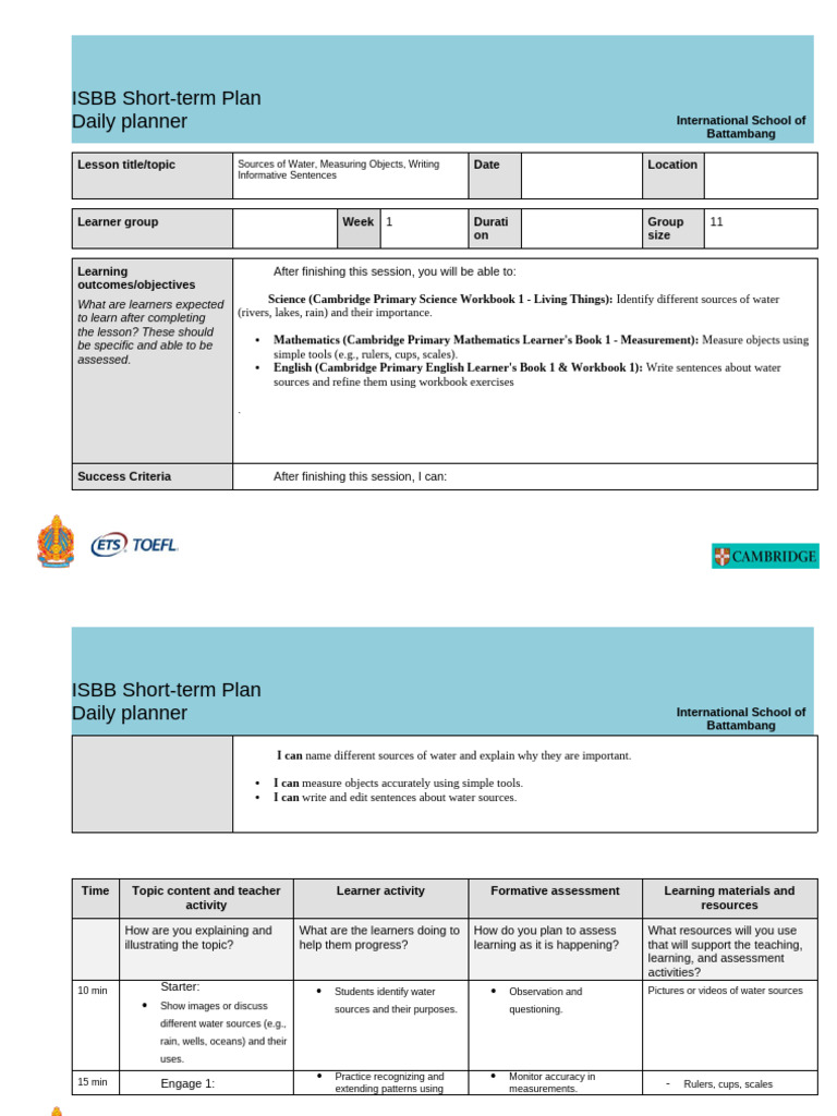 Day 4 ISBB Short Term wk1 | PDF | Learning | Behavior Modification