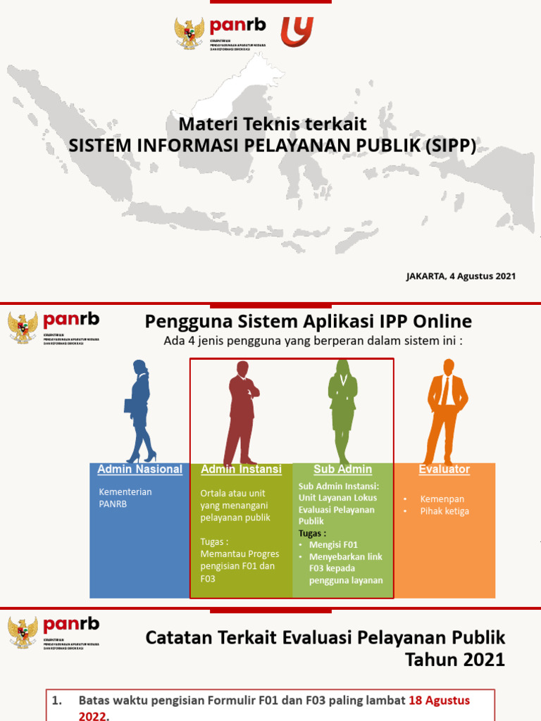 Panduan Pengisian Formulir F03 SIPP | PDF