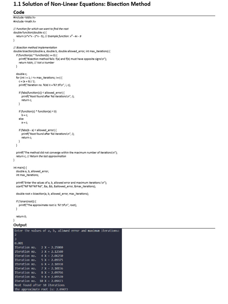 Lab NM | PDF | Mathematical Analysis | Mathematical Relations