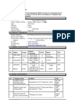 Curriculum Vitae