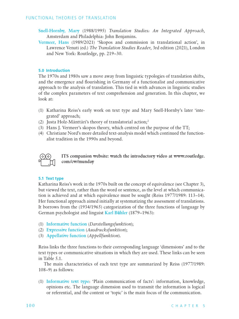 Munday - Functional Theories of Translation | PDF | Human Communication ...