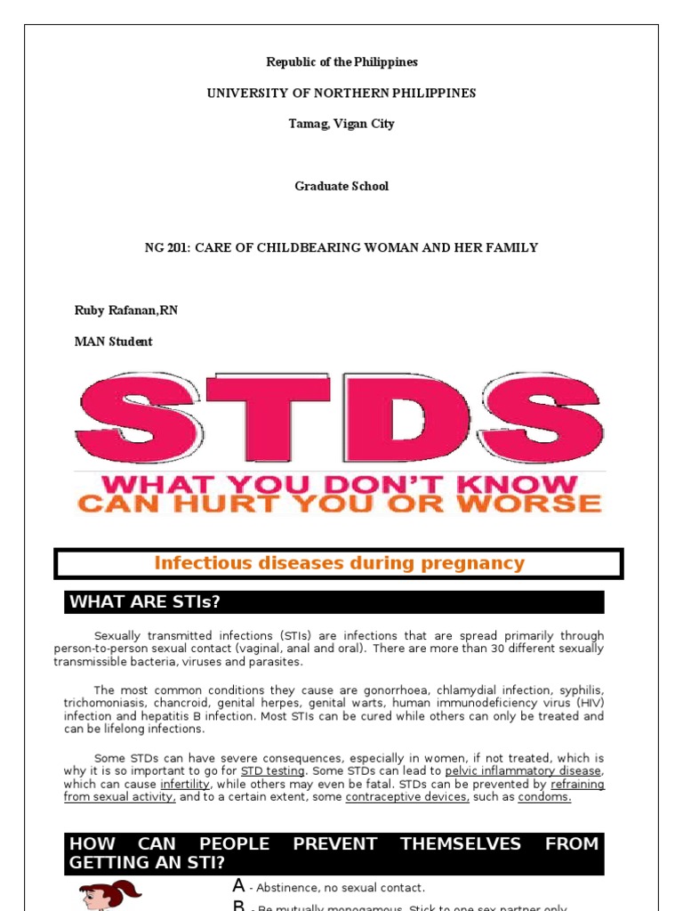 STIs and Their Impact on Pregnancy | PDF | Sexually Transmitted ...