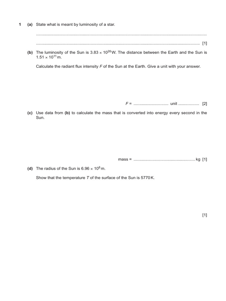 Astronomy Cosmology QP v2 | PDF | Stars | Electromagnetic Spectrum