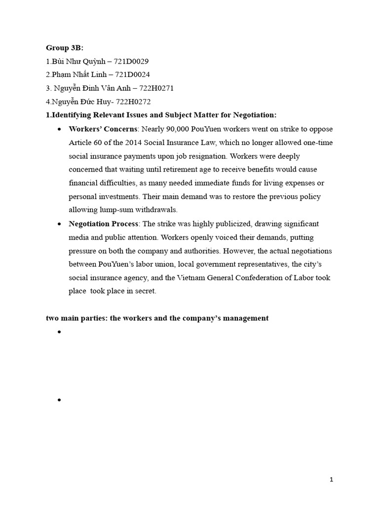 Group 3B - Process Essay | PDF | Insurance | Strike Action