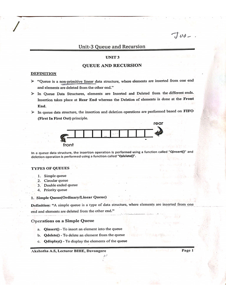 Ds Unit 3 | PDF