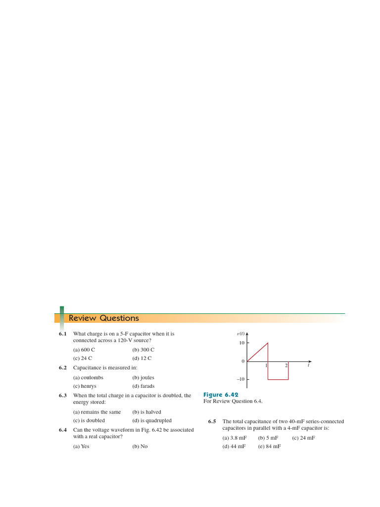 Analyze Circuit for i and v under DC | PDF | Capacitor | Series And ...