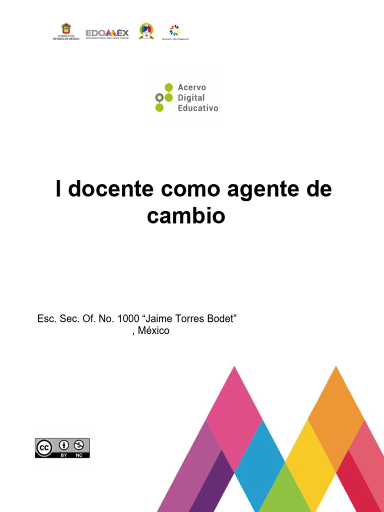 El Docente como Agente de Cambio | PDF | Enseñando | Maestros
