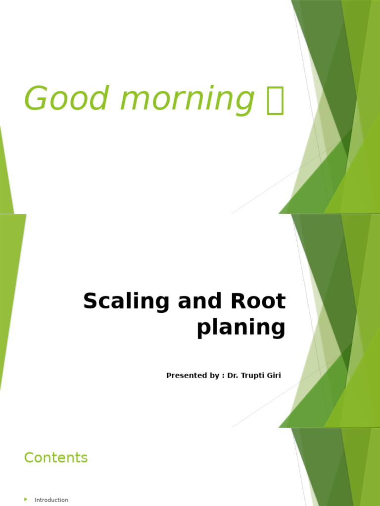 47.scaling and Root Planing | PDF | Periodontology | Medical Specialties