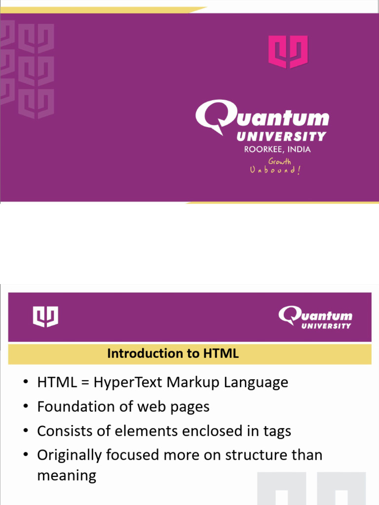 Understanding Semantic HTML Elements | PDF