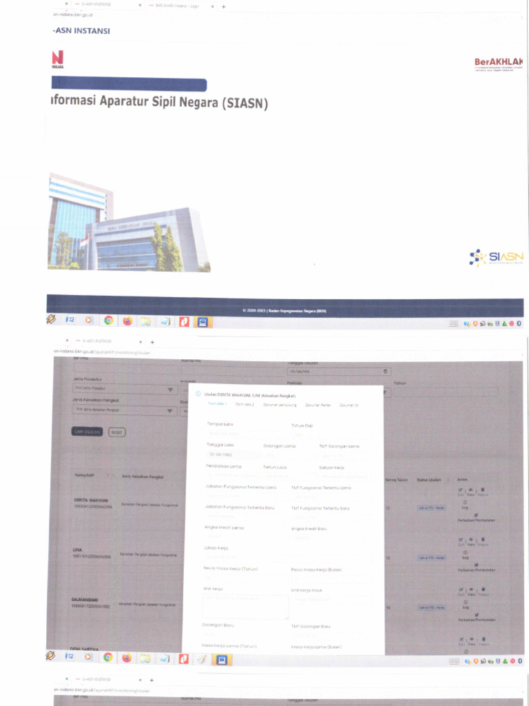 SS Simpegnas Dan Si Asn | PDF