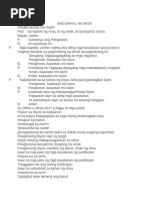 (Tagalog) Mass Guide | PDF