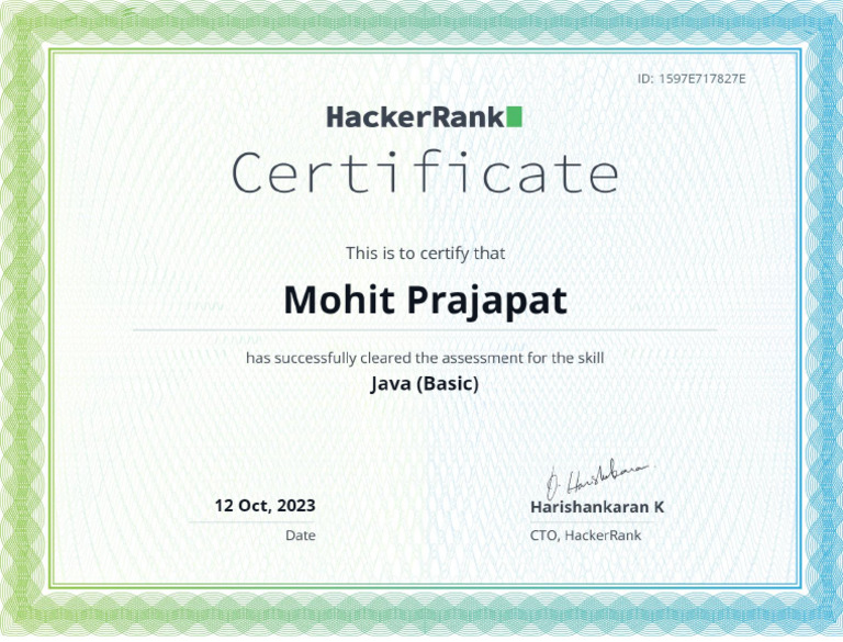Java - Basic Certificate | PDF