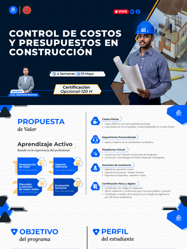 Control de Costos en Construcción | PDF | Presupuesto