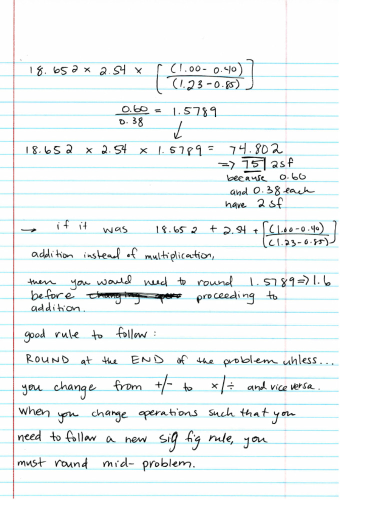 Sig Fig Information | PDF