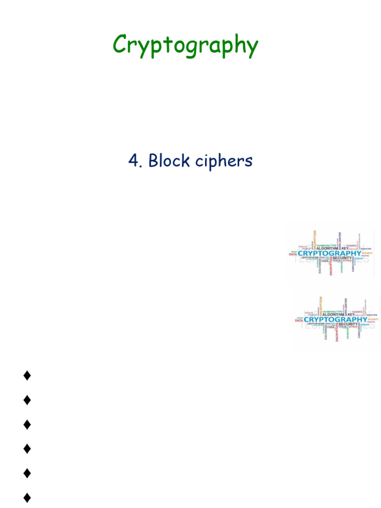 Block Ciphers and Encryption Methods | PDF