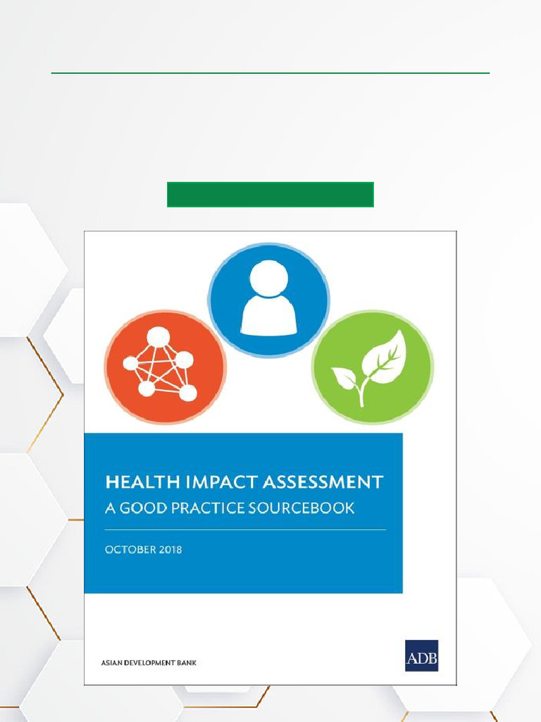 Health Impact Assessment Sourcebook | PDF | Infection