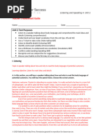 Listening and Speaking 3 Answer Key | PDF | Learning | Cognition