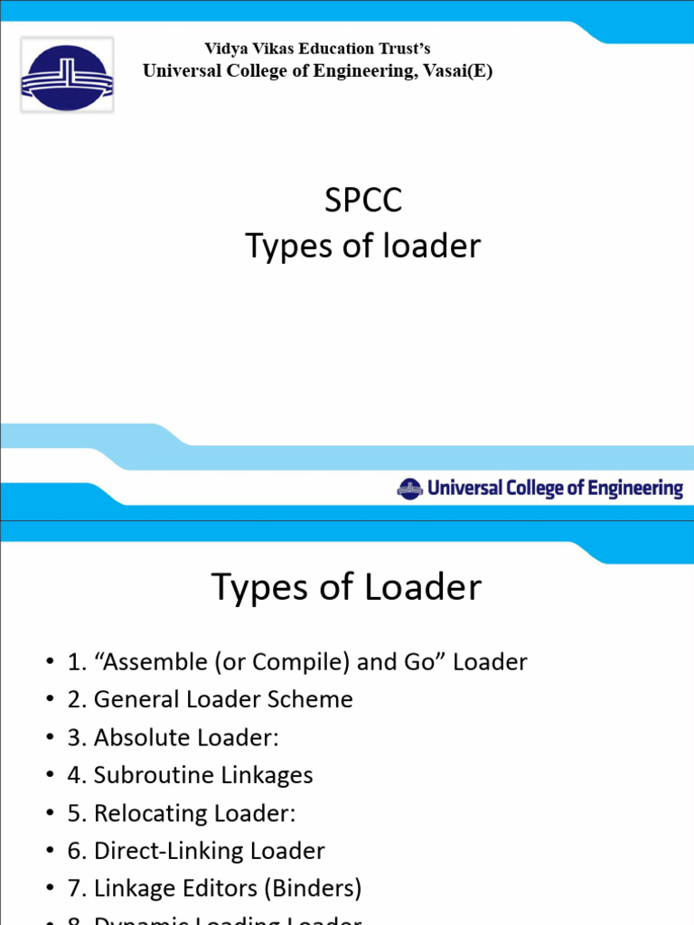 Types of Loaders in System Programming | PDF | Assembly Language ...