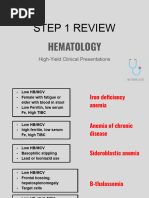 Hematology Mnemonics Overview | PDF | Anemia | Coagulation