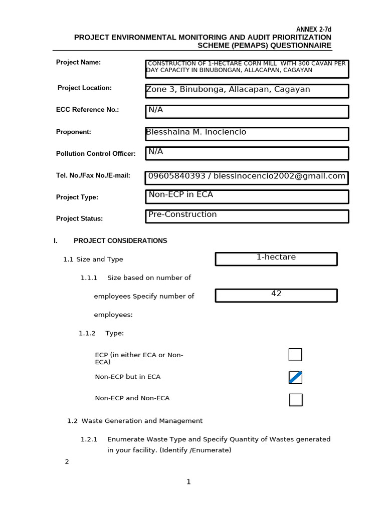 ES13 - EXERCISE 10 - Finals - Inociencio | PDF | Waste | Waste Management