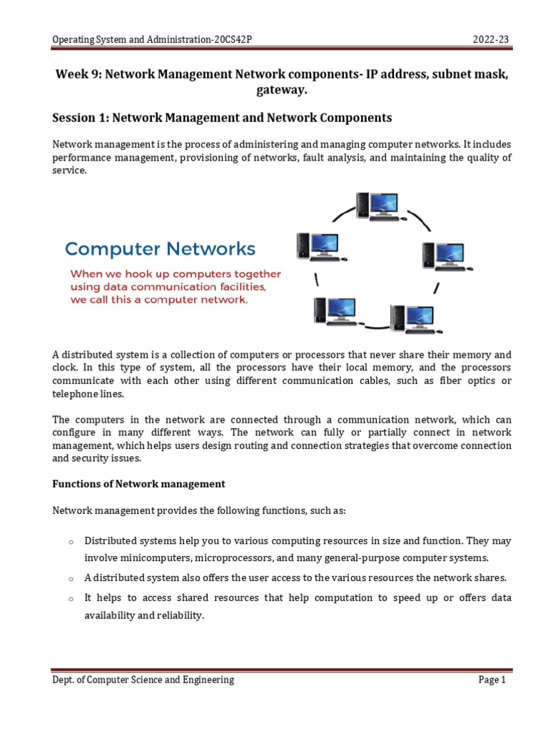 637931762595602517CSE 20CS42P W9 S1 Sy | PDF | Computer Network | Ip ...