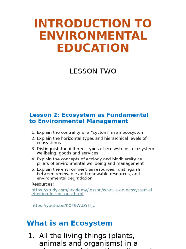 Ecosystem Fundamentals for Management | PDF | Ecosystem | Ecology