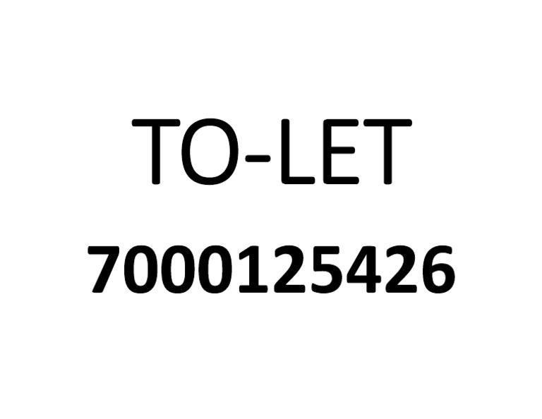 TOLET | PDF
