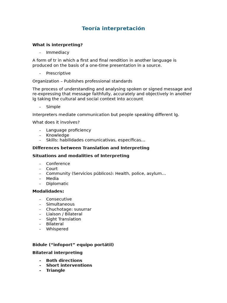 Interpreting Techniques and Challenges | PDF | Language Interpretation ...
