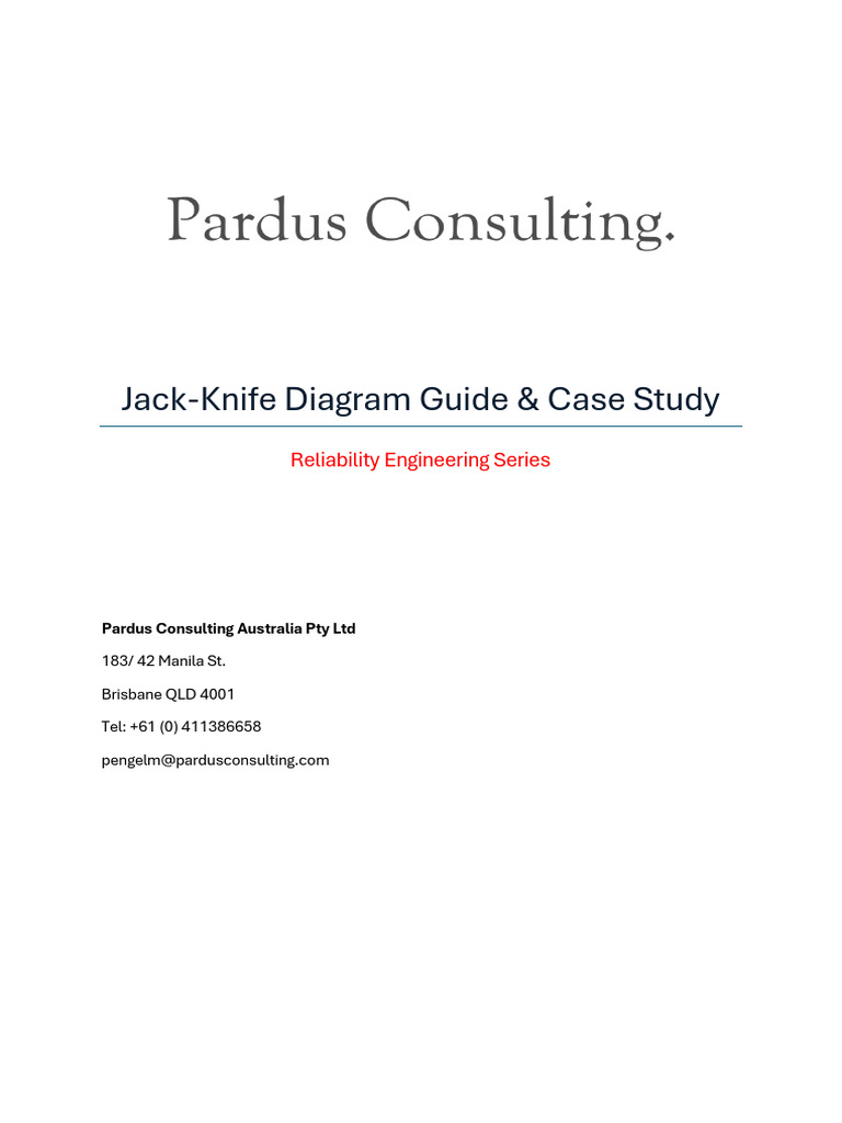 Jack-Knife Diagram in Reliability Engineering | PDF | Reliability ...