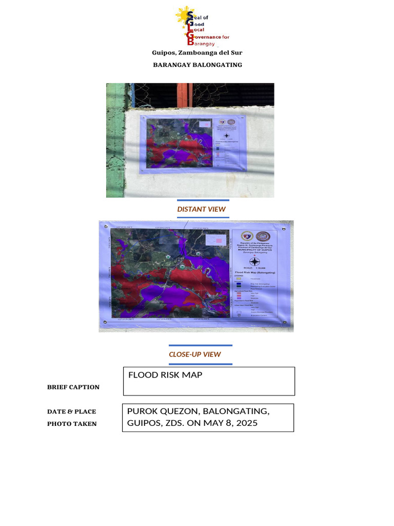 Hazard Maps for Barangay Balongating | PDF