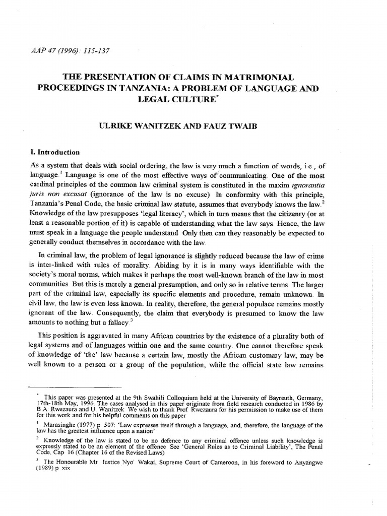 The Presentation of Claims in Matrimonia | PDF | Marriage | Divorce