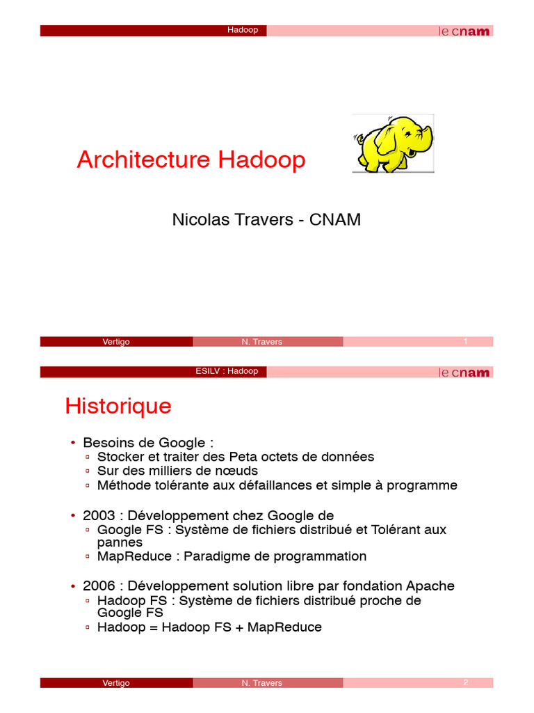 Introduction à l'Architecture Hadoop | PDF | Apache Hadoop | MapReduce