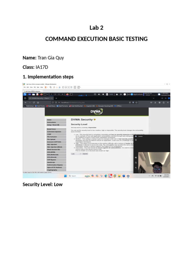 Command Execution Testing and Security | PDF | Php | Software