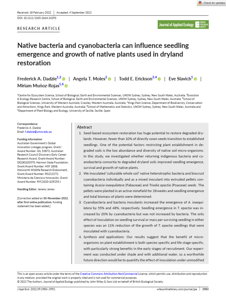 Impact of Microorganisms on Plant Growth | PDF | Soil | Ecosystem