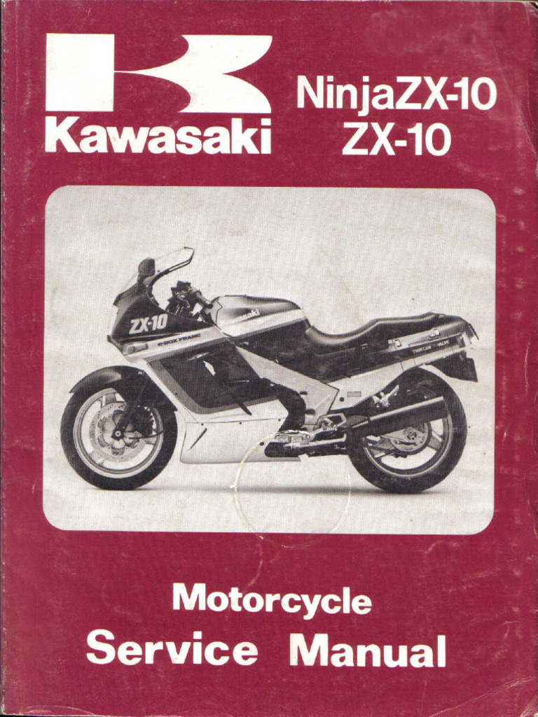 Kawasaki ZX 10 Ninja 1988 1990 Manual | PDF