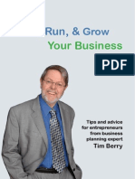 Start, Grow and Run Your Own Busines - Tips and Advice - Tim Berry