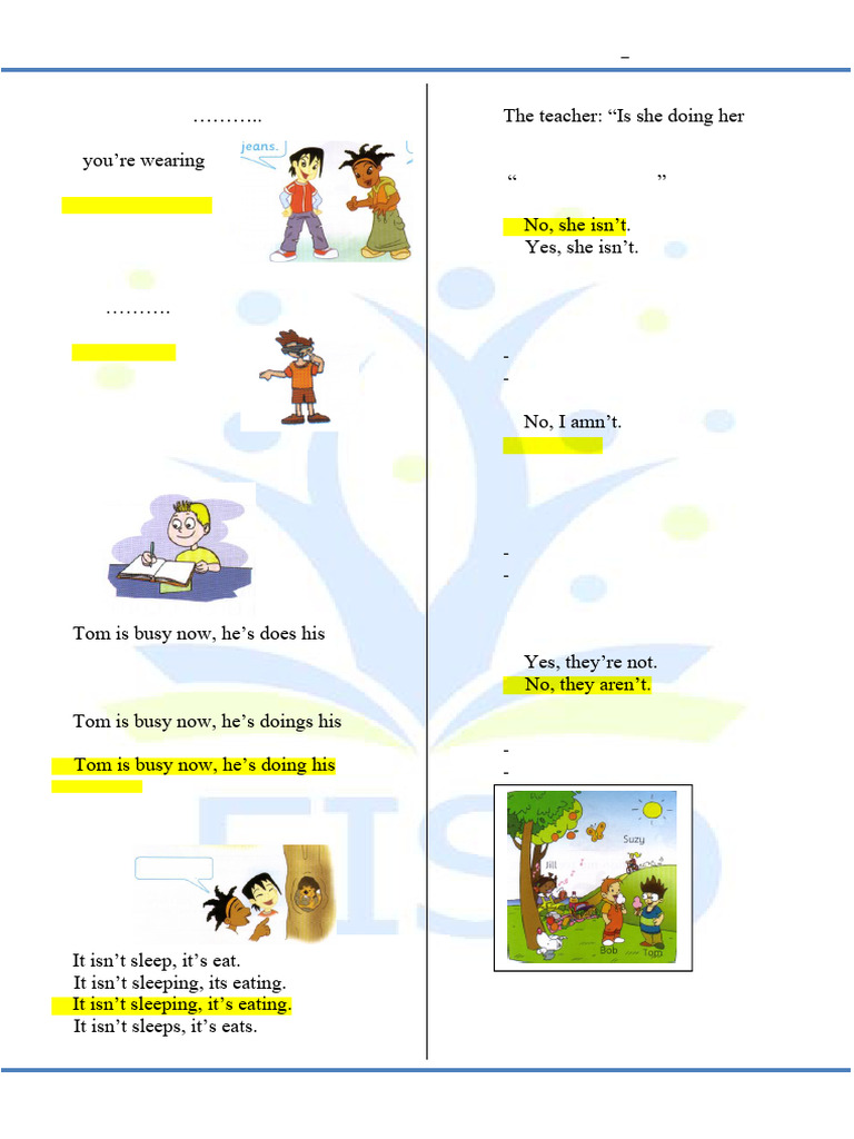FISO English Past Paper Questions | PDF