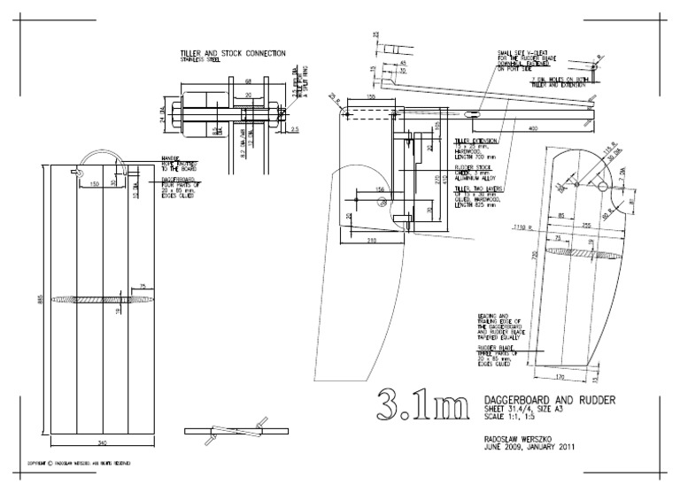 31m - 4 Daggerboard and Rudder | PDF