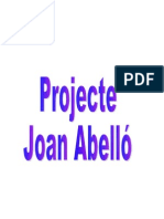 Projecte Interdisciplinar Al Cicle Inicial