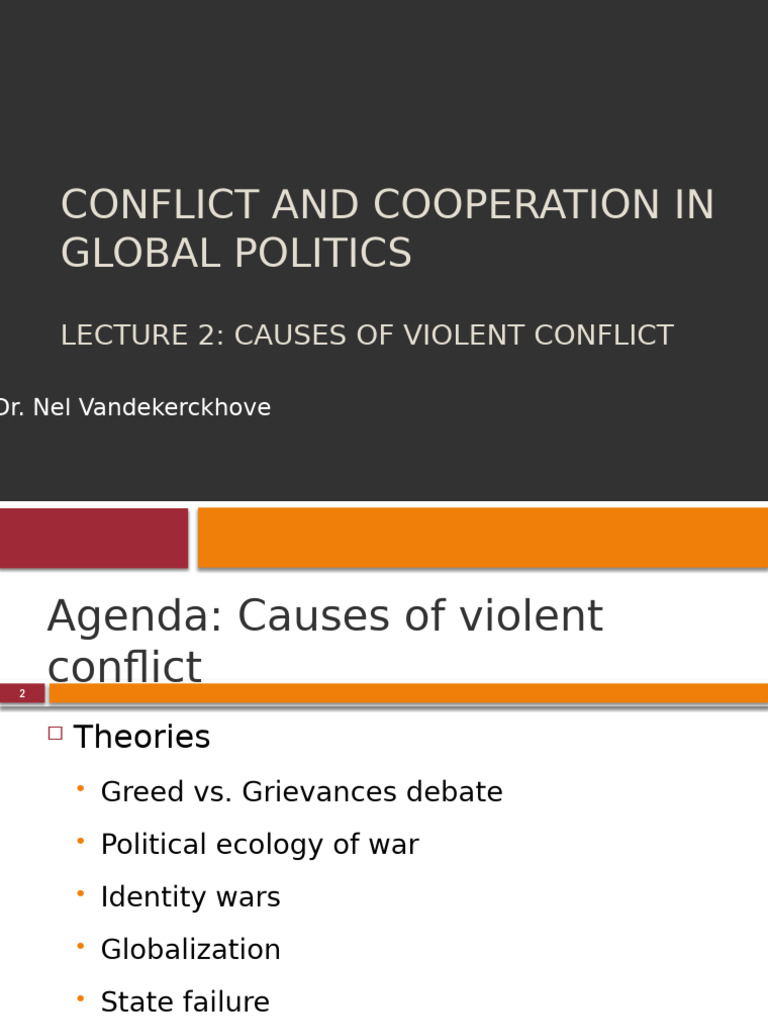 Causes of Violent Conflict in Politics | PDF | Failed State ...
