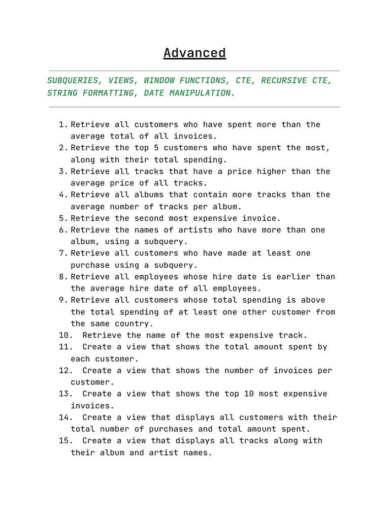 CTE and Window Functions Overview | PDF | Computer Programming