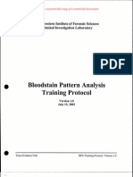 Bloodstain Pattern Analysis Training v1.0